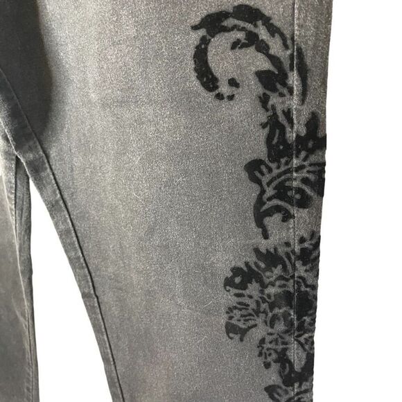 JAG JEANS Faded Black Slim Fit with Velvet Flocking - Picture 4 of 12